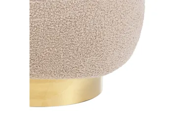 Fåtölj Loviisa - Beige/guld - Möbler - Vardagsrum - Fåtöljer - Fåtölj utan armstöd