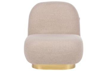 Fåtölj Loviisa - Beige/guld - Möbler - Vardagsrum - Fåtöljer - Fåtölj utan armstöd