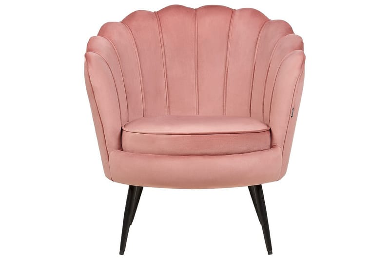 Fåtölj Lovikka Rosa/Svart - Rosa/Svart - Möbler - Vardagsrum - Fåtöljer - Fåtölj utan armstöd