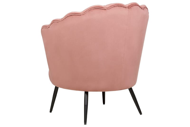 Fåtölj Lovikka Rosa/Svart - Rosa/Svart - Möbler - Vardagsrum - Fåtöljer - Fåtölj utan armstöd