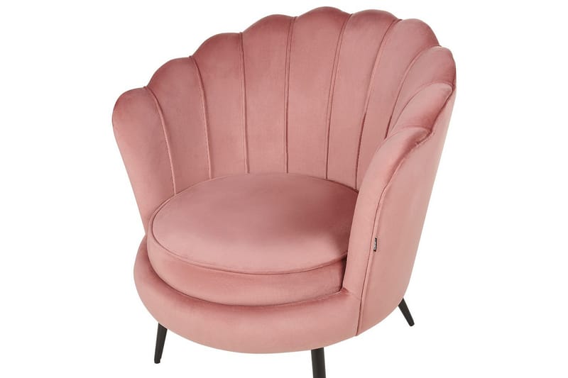 Fåtölj Lovikka Rosa/Svart - Rosa/Svart - Möbler - Vardagsrum - Fåtöljer - Fåtölj utan armstöd