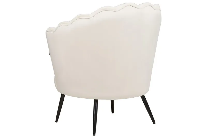 Fåtölj Lovikka Vit/Svart - Vit/Svart - Möbler - Vardagsrum - Fåtöljer - Clubfåtöljer