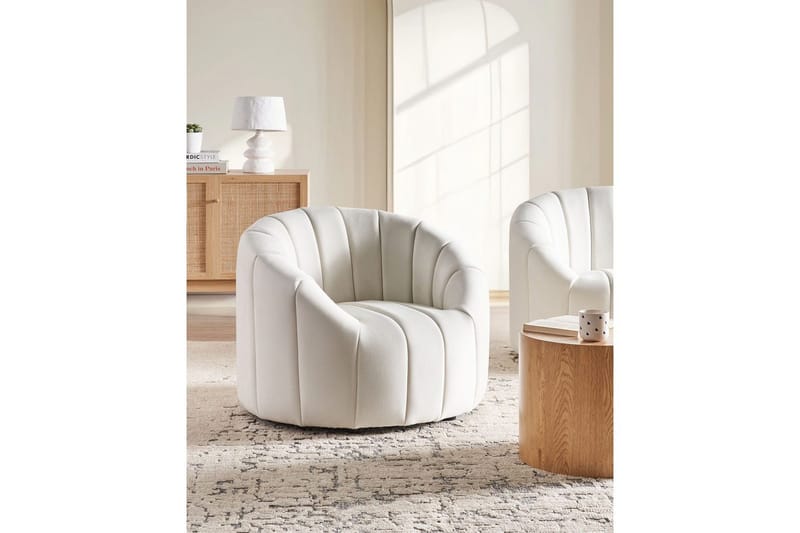 Fåtölj Malung - Vit - Möbler - Vardagsrum - Fåtöljer - Fåtölj utan armstöd