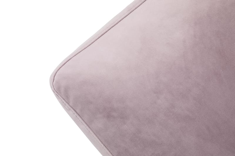 Andrew Fåtölj med Fotpall Sammet - Lila/Krom - Möbler - Vardagsrum - Fåtöljer - Sammetsfåtölj