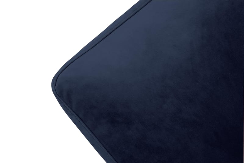 Andrew Fåtölj med Fotpall Sammet - Midnattsblå/Krom - Möbler - Vardagsrum - Fåtöljer - Sammetsfåtölj