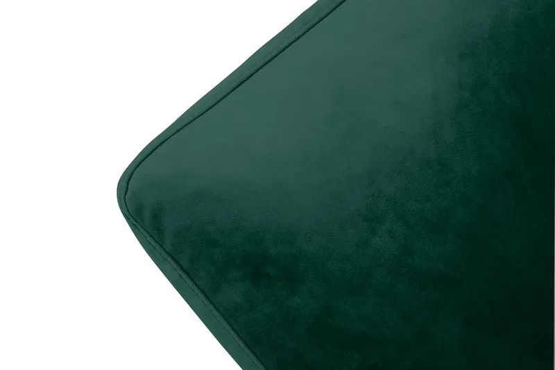 Andrew Fåtölj med Fotpall Sammet - Mörkgrön/Mässing - Möbler - Vardagsrum - Fåtöljer - Sammetsfåtölj
