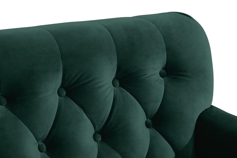 Howard Riviera Fåtölj med Fotpall - Mörkgrön - Möbler - Vardagsrum - Fåtöljer - Fåtölj med fotpall