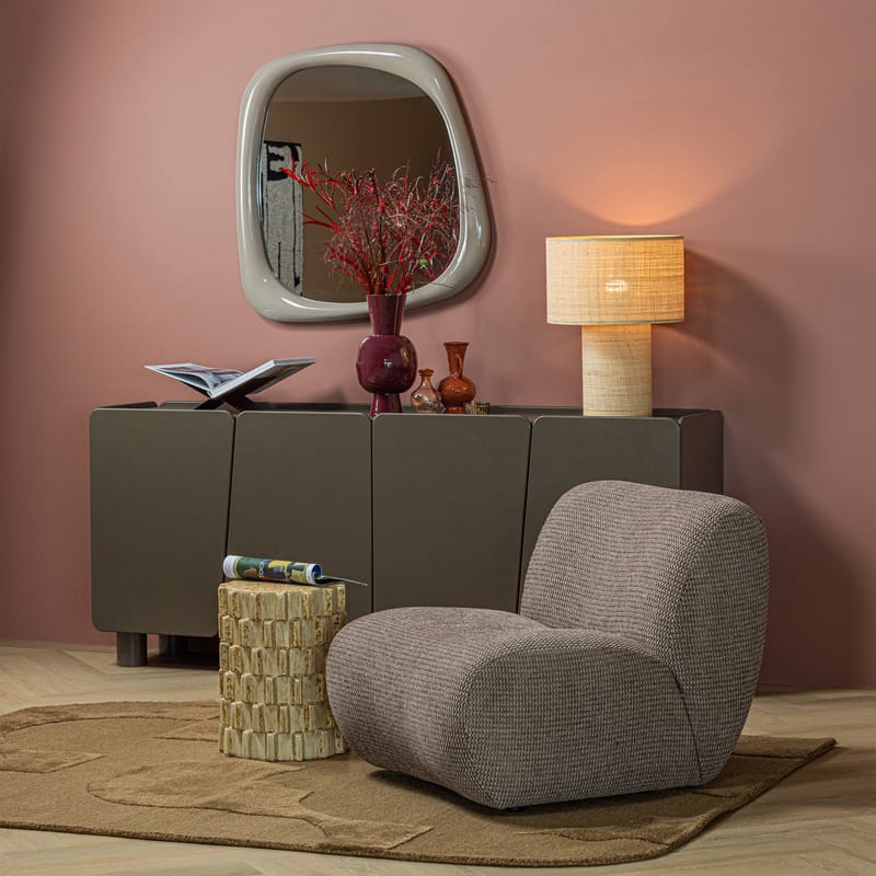 Fåtölj Nomu - Brun Melange - Möbler - Vardagsrum - Fåtöljer - Fåtölj utan armstöd