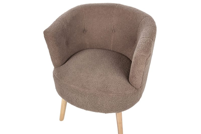 Fåtölj Odenzen Brunt/ljust trä - Brunt/ljust trä - Möbler - Vardagsrum - Fåtöljer - Fåtölj utan armstöd