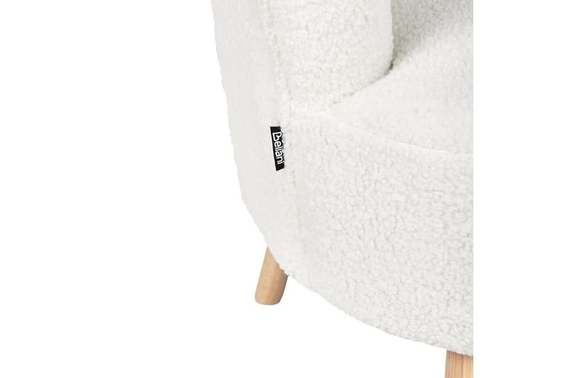 Fåtölj Odenzen Vit/ljust trä - Vit/ljust trä - Möbler - Vardagsrum - Fåtöljer - Fåtölj utan armstöd