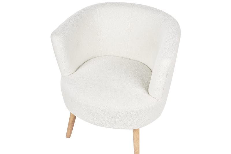 Fåtölj Odenzen Vit/ljust trä - Vit/ljust trä - Möbler - Vardagsrum - Fåtöljer - Fåtölj utan armstöd