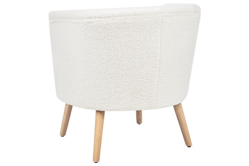 Fåtölj Odenzen Vit/ljust trä - Vit/ljust trä - Möbler - Vardagsrum - Fåtöljer - Fåtölj utan armstöd