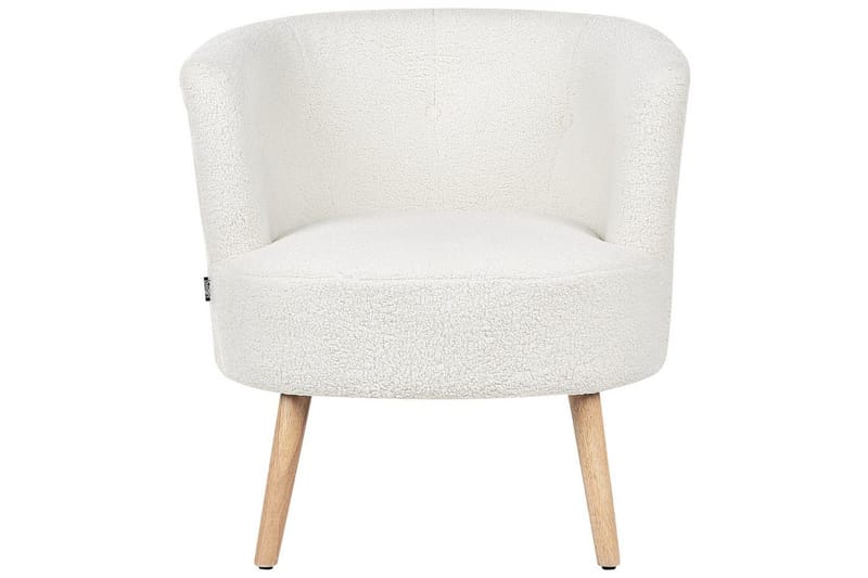 Fåtölj Odenzen Vit/ljust trä - Vit/ljust trä - Möbler - Vardagsrum - Fåtöljer - Fåtölj utan armstöd