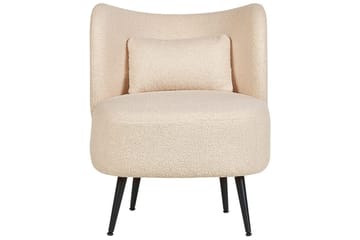 Fåtölj Otsby - Beige, svart - Möbler - Vardagsrum - Fåtöljer - Fåtölj utan armstöd