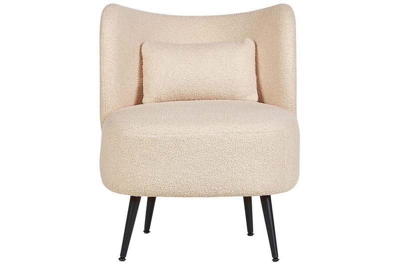 Fåtölj Otsby - Beige, svart - Möbler - Vardagsrum - Fåtöljer - Fåtölj utan armstöd