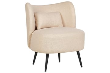 Fåtölj Otsby - Beige, svart - Möbler - Vardagsrum - Fåtöljer - Fåtölj utan armstöd