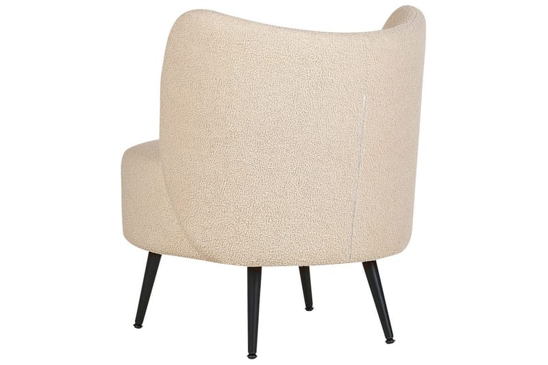 Fåtölj Otsby - Beige, svart - Möbler - Vardagsrum - Fåtöljer - Fåtölj utan armstöd