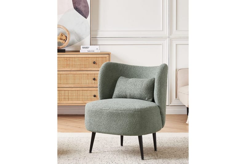 Fåtölj Otsby - Grön, Svart - Möbler - Vardagsrum - Fåtöljer - Fåtölj utan armstöd