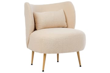 Fåtölj Otsby II Beige/ljust trä - Beige/ljust trä - Möbler - Vardagsrum - Fåtöljer - Fåtölj utan armstöd