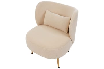 Fåtölj Otsby II Beige/ljust trä - Beige/ljust trä - Möbler - Vardagsrum - Fåtöljer - Fåtölj utan armstöd