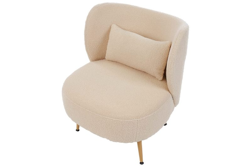 Fåtölj Otsby II Beige/ljust trä - Beige/ljust trä - Möbler - Vardagsrum - Fåtöljer - Fåtölj utan armstöd