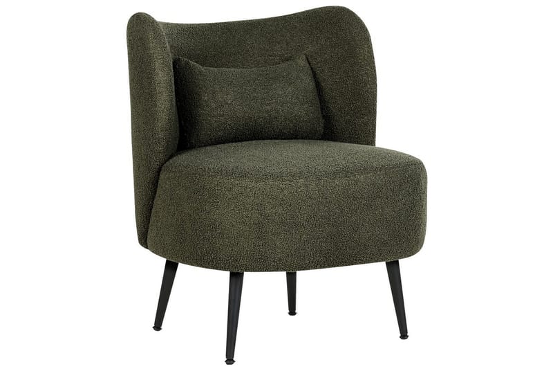 Fåtölj Otsby - Mörkgrön, Svart - Möbler - Vardagsrum - Fåtöljer - Fåtölj utan armstöd