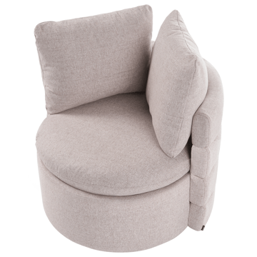 Fåtölj Randers - Beige - Möbler - Vardagsrum - Fåtöljer - Clubfåtöljer