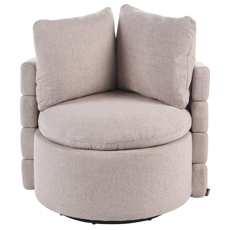 Fåtölj Randers - Beige - Möbler - Vardagsrum - Fåtöljer - Clubfåtöljer