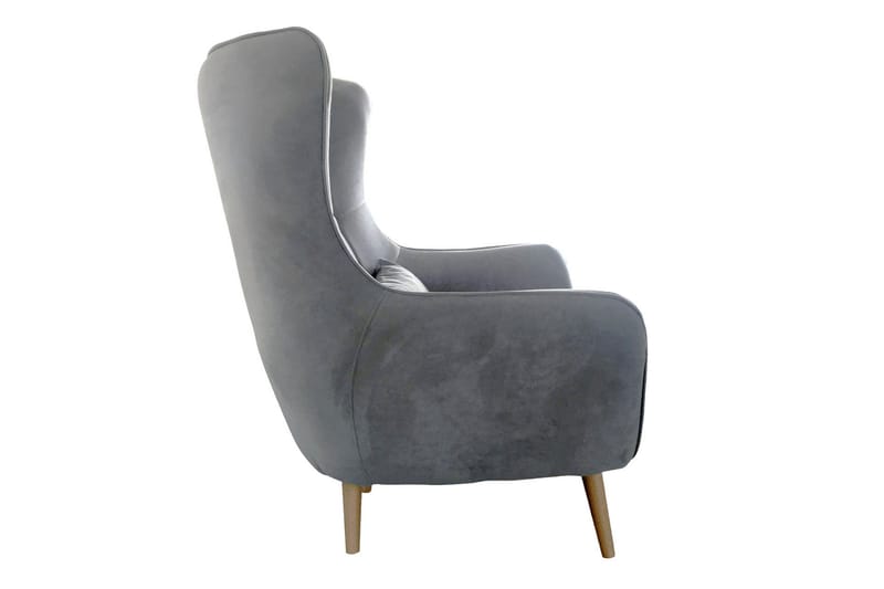 Fåtölj - Rosa - Möbler - Vardagsrum - Fåtöljer - Sammetsfåtölj