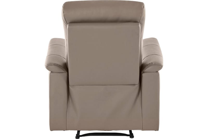 Fåtölj Southbrook Ljusgrå, PU/trä/metall, Manuell vilstol - Ljusgrå, PU/trä/metall, Manuell vilstol - Möbler - Vardagsrum - Fåtöljer - Biofåtöljer & reclinerfåtöljer