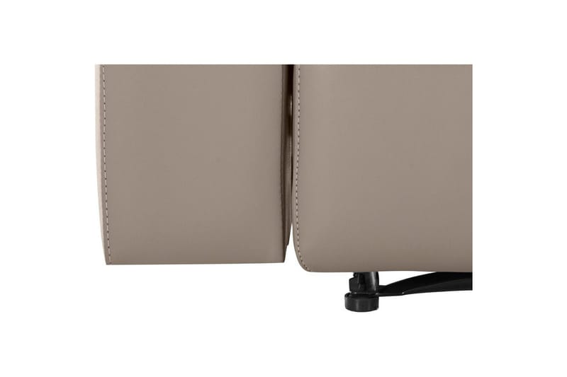 Fåtölj Southbrook Ljusgrå, PU/trä/metall, Manuell vilstol - Ljusgrå, PU/trä/metall, Manuell vilstol - Möbler - Vardagsrum - Fåtöljer - Biofåtöljer & reclinerfåtöljer