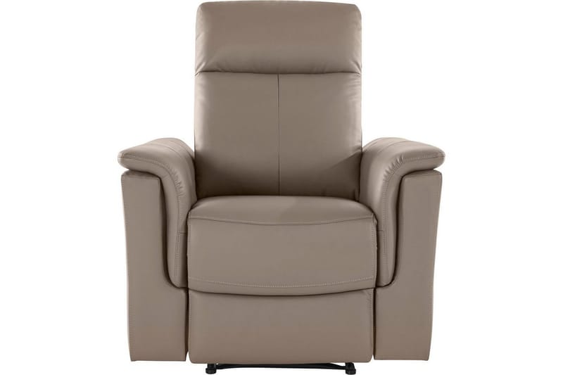 Fåtölj Southbrook Ljusgrå, PU/trä/metall, Manuell vilstol - Ljusgrå, PU/trä/metall, Manuell vilstol - Möbler - Vardagsrum - Fåtöljer - Biofåtöljer & reclinerfåtöljer