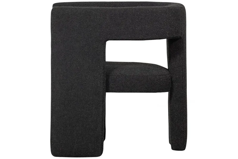 Fåtölj Tiwa - Mörkgrå - Möbler - Vardagsrum - Fåtöljer