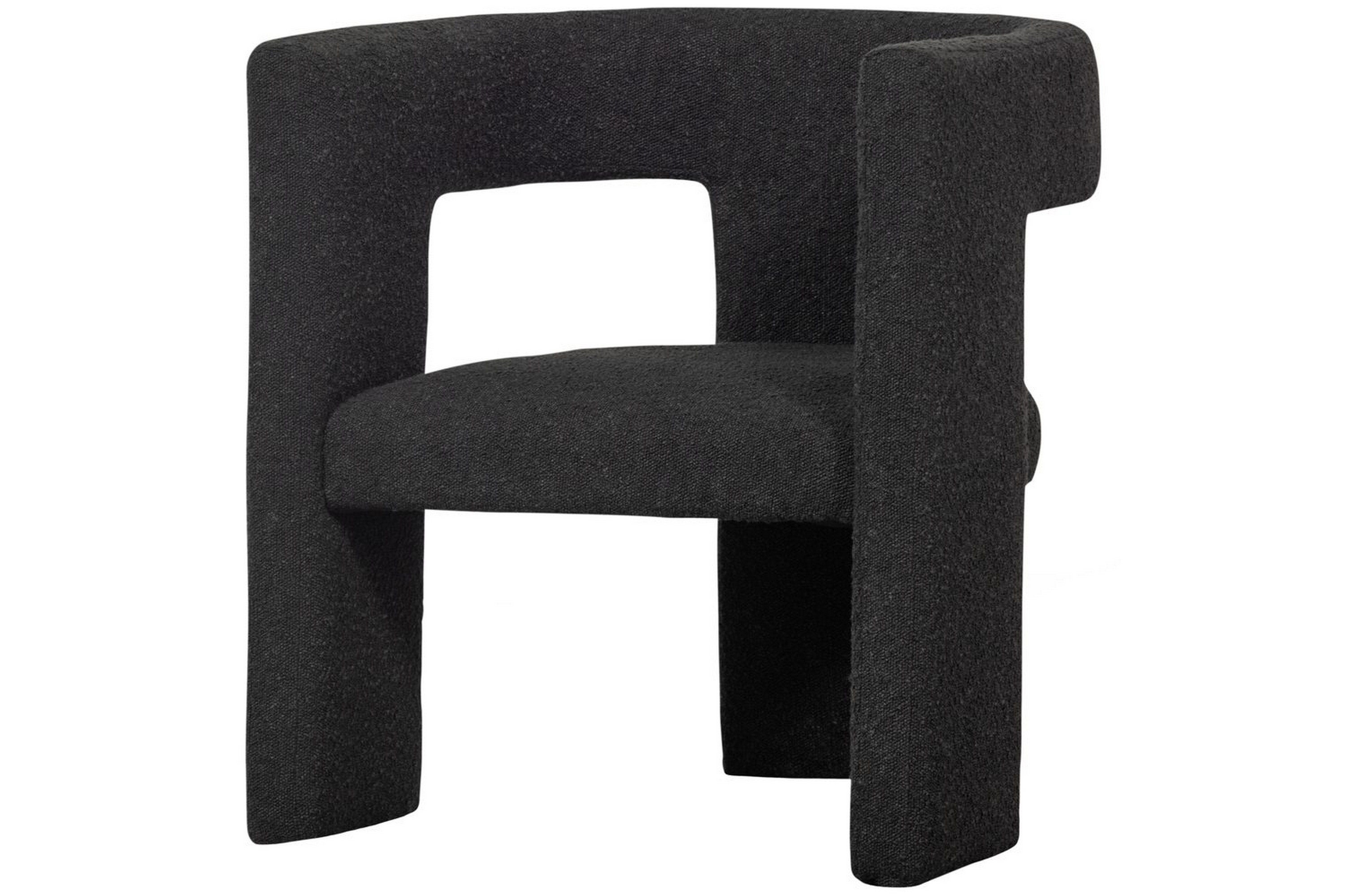 fåtölj tiwa - mörkgrå