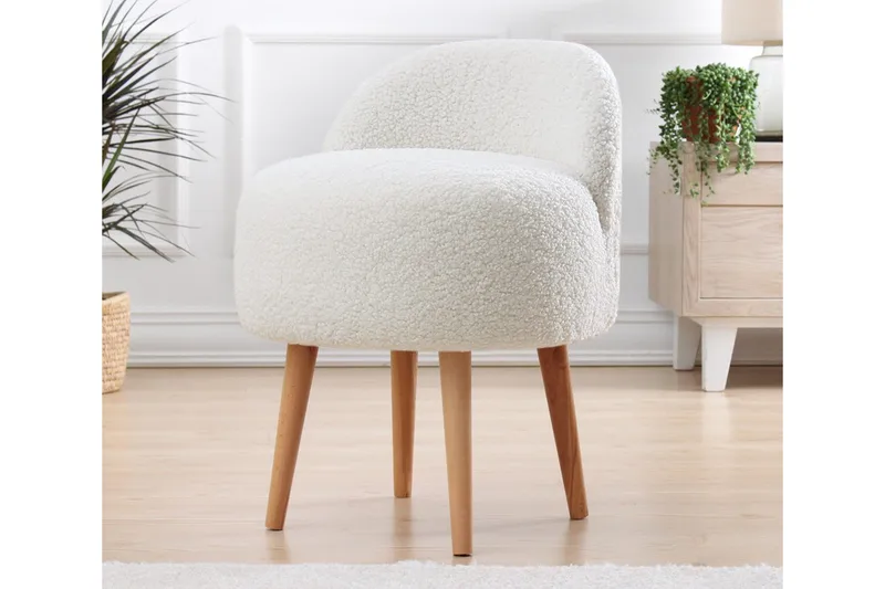 Brookings Fåtölj 48 cm - Vit - Möbler - Vardagsrum - Fåtöljer - Fåtölj utan armstöd