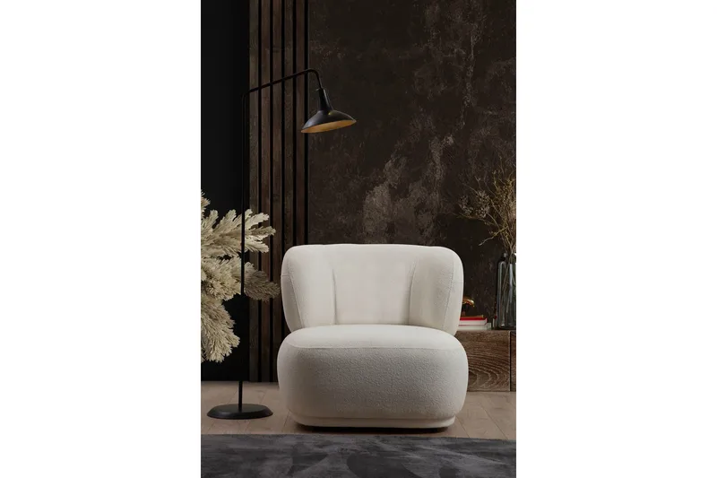 Cassius Fåtölj - Vit - Möbler - Vardagsrum - Fåtöljer - Fåtölj utan armstöd