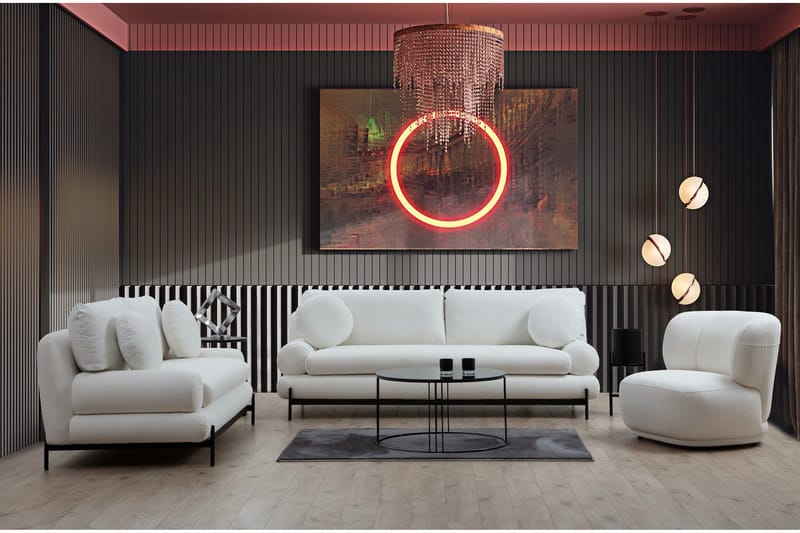 Cassius Fåtölj - Vit - Möbler - Vardagsrum - Fåtöljer - Fåtölj utan armstöd