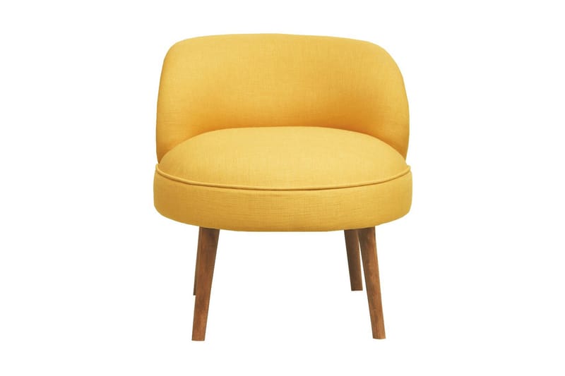Ciraulo Fåtölj med Armstöd - Gul - Möbler - Vardagsrum - Fåtöljer - Fåtölj utan armstöd