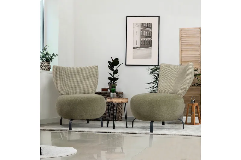 Lolya Fåtölj - Grön/Natur - Möbler - Vardagsrum - Fåtöljer - Fåtölj utan armstöd