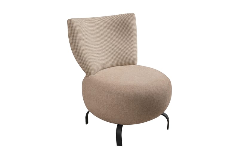 Lolya Fåtölj - Krämvit/Svart - Möbler - Vardagsrum - Fåtöljer - Fåtölj utan armstöd