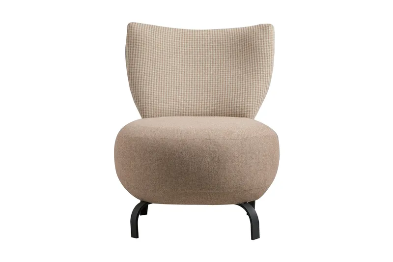 Lolya Fåtölj - Krämvit/Svart - Möbler - Vardagsrum - Fåtöljer - Fåtölj utan armstöd