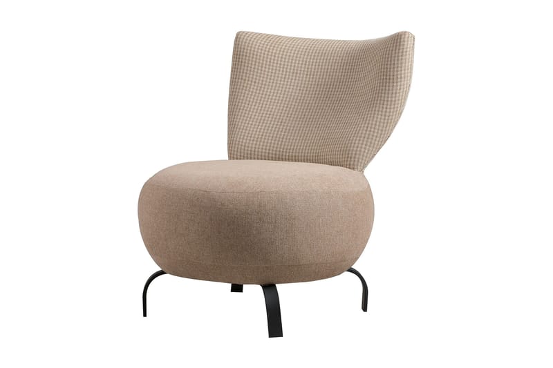 Lolya Fåtölj - Krämvit/Svart - Möbler - Vardagsrum - Fåtöljer - Fåtölj utan armstöd