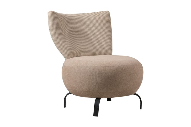 Lolya Fåtölj, Krämvit/Svart