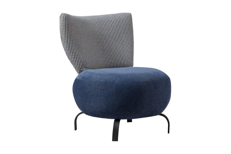Lolya Fåtölj - Mörkblå/Natur - Möbler - Vardagsrum - Fåtöljer - Fåtölj utan armstöd