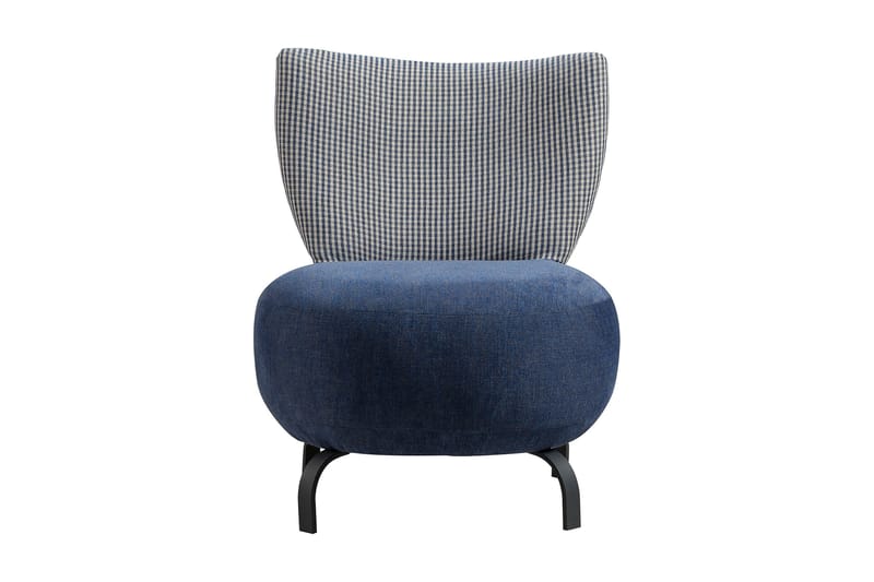 Lolya Fåtölj - Mörkblå/Natur - Möbler - Vardagsrum - Fåtöljer - Fåtölj utan armstöd
