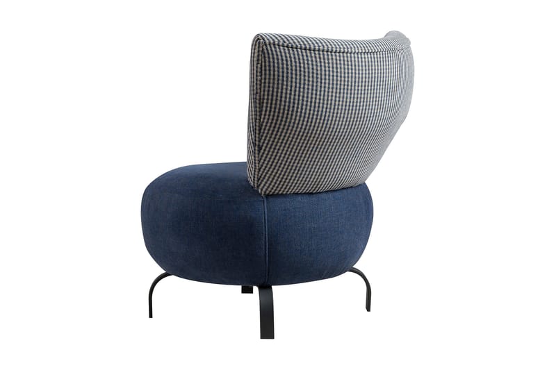 Lolya Fåtölj - Mörkblå/Natur - Möbler - Vardagsrum - Fåtöljer - Fåtölj utan armstöd