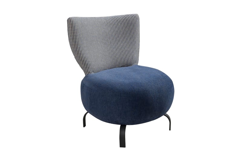 Lolya Fåtölj - Mörkblå/Svart - Möbler - Vardagsrum - Fåtöljer - Fåtölj utan armstöd