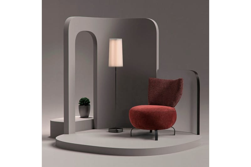 Lolya Fåtölj - Röd/Natur - Möbler - Vardagsrum - Fåtöljer - Fåtölj utan armstöd