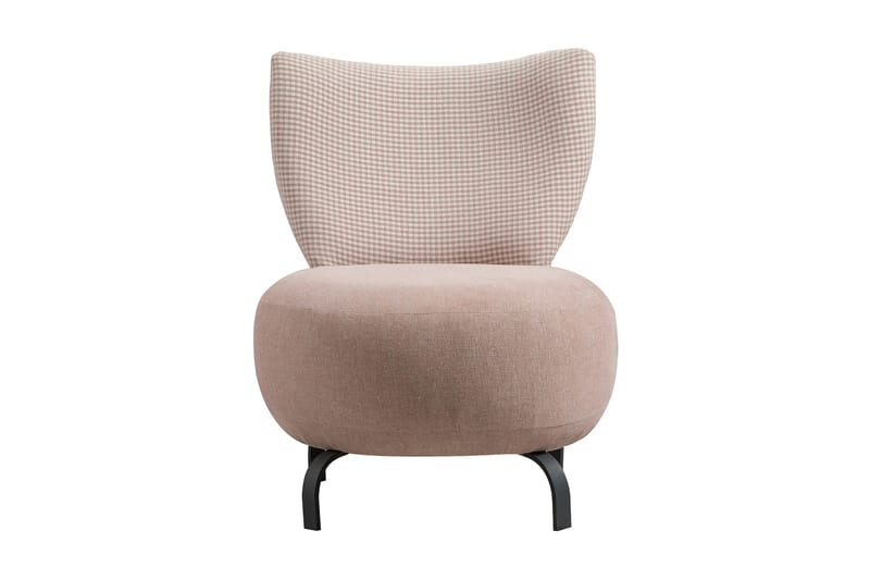 Lolya Fåtölj - Rosa/Svart - Möbler - Vardagsrum - Fåtöljer - Fåtölj utan armstöd