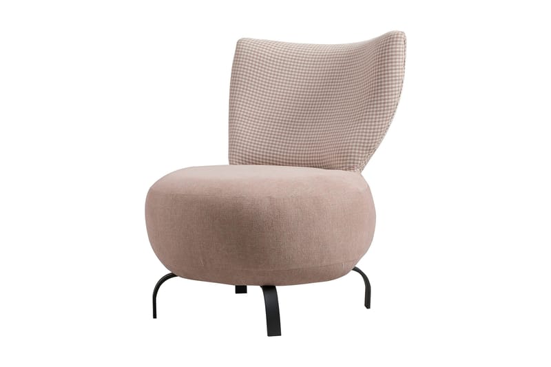 Lolya Fåtölj - Rosa/Svart - Möbler - Vardagsrum - Fåtöljer - Fåtölj utan armstöd